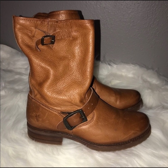 FRYE Boots - Whiskey - Soft Leather - Picture 2 of 5